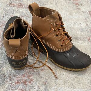 L.L. Bean Brown and Black Duck Boots - Rain Boots - Winter Boots